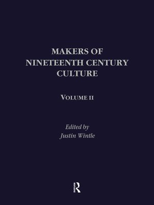cover image of Makers of Nineteenth Century Culture